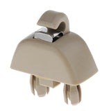 Maxbell 20x2 Pieces Inner Sun Visor Hook Clips for Audi A6 C6 VW Passat Polo Beige