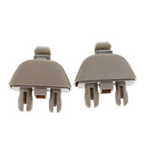 Maxbell 5x2 Pieces Inner Sun Visor Hook Clips for Audi A6 C6 VW Passat Polo Beige