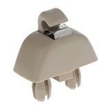 Maxbell 6x2 Pieces Inner Sun Visor Hook Clips for Audi A6 C6 VW Passat Polo Beige