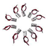 Maxbell 5x10 Pieces 1156 BA15D LED Bulb Light Double Contact Socket Wire Connectors