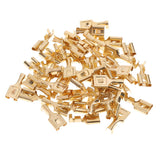 Maxbell 5x50 Pieces Brass Crimp Terminal Cable Locking Female Spade Connector 7.8mm