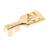 Maxbell 2x25 Pieces Brass Crimp Terminal Cable Locking Female Spade Connector 9.5mm