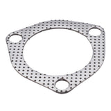 Maxbell 10x Car Triangle 3 Bolt High Temperature Exhaust Gasket Flange 2.5 inch