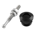 Maxbell 12x22mm Push Button Quick Release Bonnet Hood Pins Lock Latch Universal Black