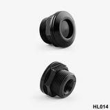 Maxbell 16x22mm Push Button Quick Release Bonnet Hood Pins Lock Latch Universal Black