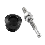 Maxbell 11x22mm Push Button Quick Release Bonnet Hood Pins Lock Latch Universal Black