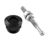 Maxbell 16x22mm Push Button Quick Release Bonnet Hood Pins Lock Latch Universal Black