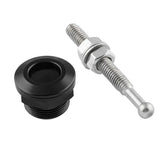 Maxbell 11x22mm Push Button Quick Release Bonnet Hood Pins Lock Latch Universal Black
