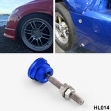 4x Solid Push Button Quick Release Bonnet Hood Pins Lock Latch 7/8" (22mm)