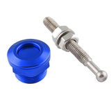 4x Solid Push Button Quick Release Bonnet Hood Pins Lock Latch 7/8" (22mm)
