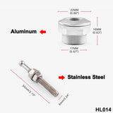 Maxbell 3x22mm Push Button Quick Release Bonnet Hood Pins Lock Latch Universal Sliver