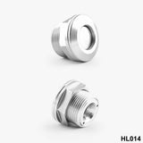 Maxbell 12x22mm Push Button Quick Release Bonnet Hood Pins Lock Latch Universal Sliver