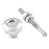 Maxbell 3x22mm Push Button Quick Release Bonnet Hood Pins Lock Latch Universal Sliver
