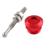 4x Solid Push Button Quick Release Bonnet Hood Pins Lock Latch 7/8" (22mm)