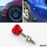 4x Solid Push Button Quick Release Bonnet Hood Pins Lock Latch 7/8" (22mm)