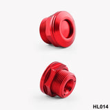 Maxbell 3x22mm Push Button Quick Release Bonnet Hood Pins Lock Latch Universal Red