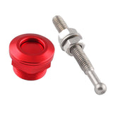 Maxbell 3x22mm Push Button Quick Release Bonnet Hood Pins Lock Latch Universal Red
