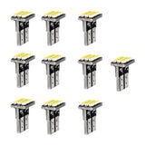 Maxbell 20pcs T10 1206 9SMD/5630 10SMD Car White Canbus LED Side Tail Lights Bulbs