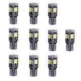 Maxbell 20pcs T10 1206 9SMD/5630 10SMD Car White Canbus LED Side Tail Lights Bulbs