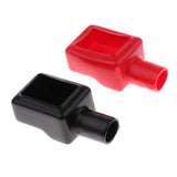Maxbell 4x2 Pieces Car Auto Battery Terminal Clamp Clips Protection Covers Black+Red