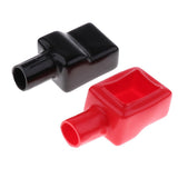 Maxbell 4x2 Pieces Car Auto Battery Terminal Clamp Clips Protection Covers Black+Red