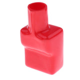 Maxbell 3x2 Pieces Car Auto Battery Terminal Clamp Clips Protection Covers Black+Red