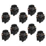 Maxbell 3x10 Pieces T5 Twist Socket Car Instrument Panel Cluster Bulbs Lamp Holders