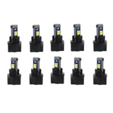 Maxbell 5x10 Pieces Car T5 3030 Instrument Panel 3LED Light for Twist Socket White