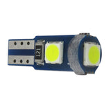 Maxbell 2x10 Pieces Car T5 3030 Instrument Panel 3LED Light for Twist Socket White