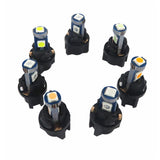 Maxbell 2x10 Pieces Car T5 3030 Instrument Panel 3LED Light for Twist Socket White