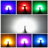 Maxbell 2x10 Pieces Car T5 3030 Instrument Panel 3LED Light for Twist Socket Ice Blue