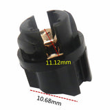 Maxbell 3x10 Pieces Car T5 3030 Instrument Panel 3LED Light for Twist Socket Ice Blue