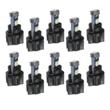 Maxbell 3x10 Pieces Car T5 3030 Instrument Panel 3LED Light for Twist Socket Ice Blue