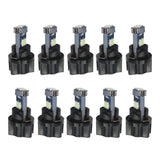 Maxbell 3x10 Pieces Car T5 3030 Instrument Panel 3LED Light for Twist Socket Ice Blue