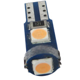 Maxbell 2x10 Pieces Car T5 3030 Instrument Panel 3LED Light for Twist Socket Purple