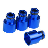 Maxbell 2x4x Fuel Injector Adapters for Acura RDX Injectors B16 B18 D16Z D16Y Blue