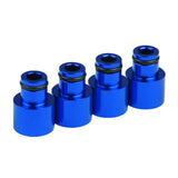 Maxbell 2x4x Fuel Injector Adapters for Acura RDX Injectors B16 B18 D16Z D16Y Blue
