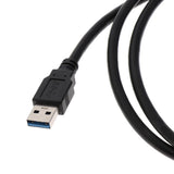 Maxbell 2xCar USB3.0 Extension Panel Flush Mount Cable Dashboard Kit Square 1m