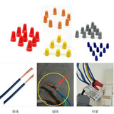 Maxbell 3x100 Pieces Electrical Wire Connector Twist-On Easy Screw On Type Caps Blue