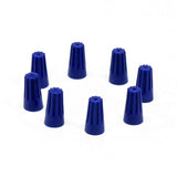 Maxbell 2x100 Pieces Electrical Wire Connector Twist-On Easy Screw On Type Caps Blue