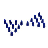 Maxbell 5x100 Pieces Electrical Wire Connector Twist-On Easy Screw On Type Caps Blue