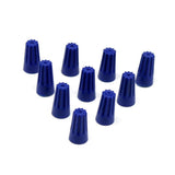 Maxbell 2x100 Pieces Electrical Wire Connector Twist-On Easy Screw On Type Caps Blue