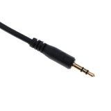 Maxbell 2xCar Boat Motorcycle Dash Mount 3.5mm Male to Female AUX Audio Cable 1 Meter