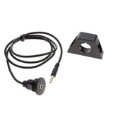 Maxbell 2xCar Boat Motorcycle Dash Mount 3.5mm Male to Female AUX Audio Cable 1 Meter