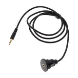 Maxbell 2xCar Boat Motorcycle Dash Mount 3.5mm Male to Female AUX Audio Cable 1 Meter