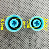 Maxbell 2xPair A/C R134a High Low Side Charging Port Service Valve Core Fitting Caps