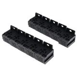 Maxbell 20 Pieces Automotive 5 Pin Relay Socket Holders for 6.3mm Copper Terminals