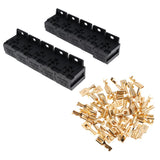 Maxbell 20 Pieces Automotive 5 Pin Relay Socket Holders for 6.3mm Copper Terminals