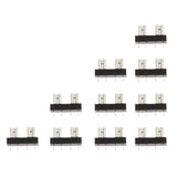 Maxbell 4x10 Pieces 32V 30A Mini Auto Automaotive Boat Blade Fuse Holder for PCB Board