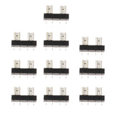 Maxbell 4x10 Pieces 32V 30A Mini Auto Automaotive Boat Blade Fuse Holder for PCB Board